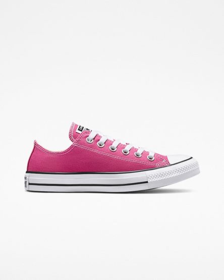 Tenisi Dama Converse Chuck Taylor All Star Seasonal Color Fucsie Albi Negrii | RO DKGSX176